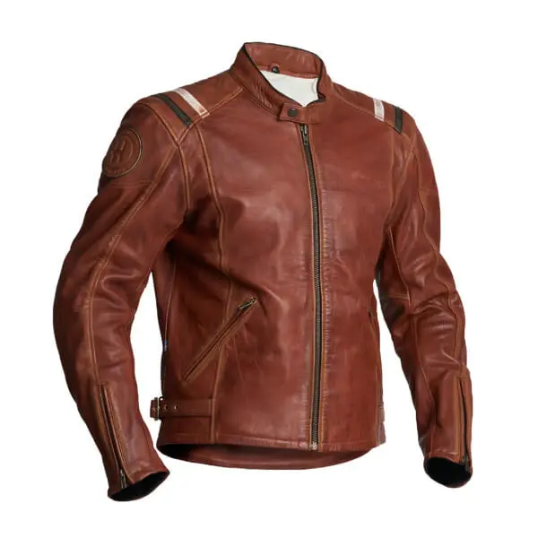 Halvarssons Skalltorp Leather Jacket Cognac Size 56