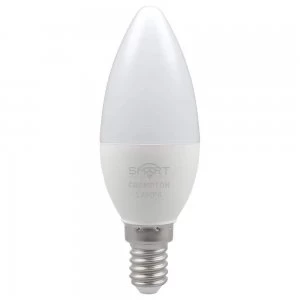 Crompton Lamps LED Smart Candle 5W Dimmable 3000K SES-E14 - CROM12356