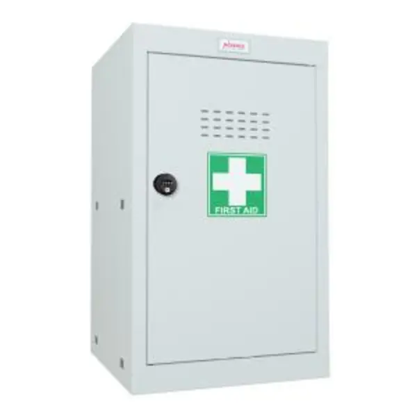 Phoenix MC Series Size 3 Cube Locker in Light Grey with Combination
