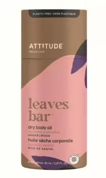 Attitude Dry Body Oil Leaves Bar - Sandalwood