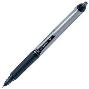 Original Pilot V5 RT Rollerball Line Retractable Hi Techpoint 0.5mm Tip 0.3mm Line Black Pack of 12 Pens