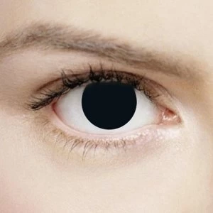 Black Out 1 Day Halloween Coloured Contact Lenses (MesmerEyez XtremeEyez)
