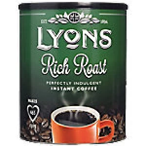 Lyons Rich Roast Instant Ground Coffee Tin Granules 750g