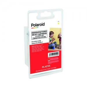 Polaroid Canon CLI571XL Yellow Inkjet Cartridge