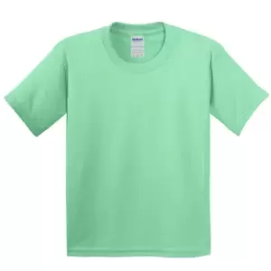 Gildan Childrens Unisex Heavy Cotton T-Shirt (Pack Of 2) (M) (Mint Green)