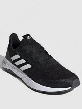 adidas Qt Racer Sport, Black/White, Size 5, Women