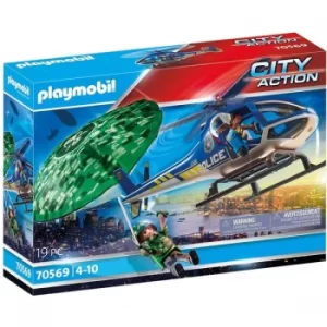 Playmobil City Action Police Parachute Search Playset