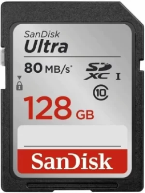 SanDisk Ultra Lite SDXC 80MB/s Class 10 UHS-I 128GB