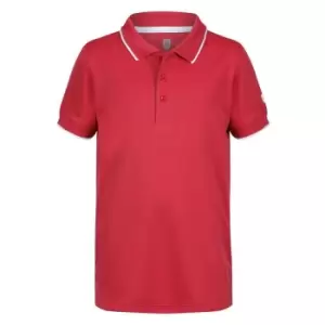 Island Green Golf Polo Shirt Junior - Red