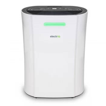 GRADE A1 - electriQ 12L Smart WiFi Alexa Dehumidifier for up to 3 bed house with Air Purifier