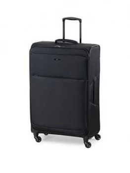 Rock Luggage Ever-Lite Large 4-Wheel Suitcase - Black