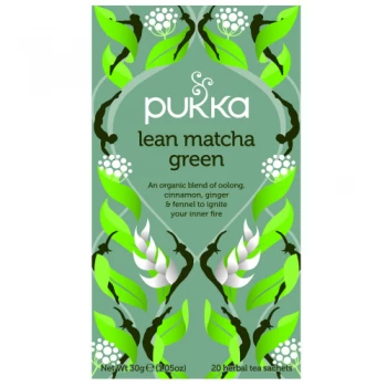 Pukka Tea Lean Matcha Green Envelopes 20's - Pack of 1