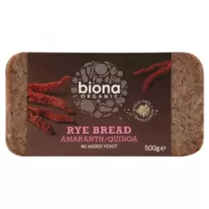 Biona Organic Rye Amaranth / Quinoa Bread 500g