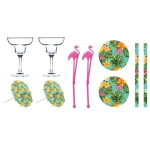 The Vintage Company Margarita Cocktail Glasses - Set of 2