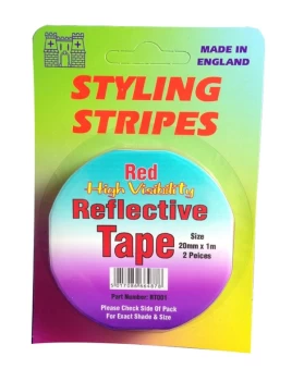Hi Vis Reflective Tape - Red- CASTLE PROMOTIONS- RTR