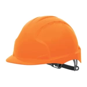 EVO2 Non-vented Orange Safety Helmet