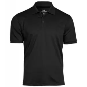 Tee Jays Mens Club Polo Shirt (5XL) (Black)