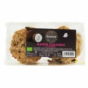 Biona Raisin & Coconut Cookies 240g