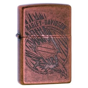 Zippo Harley Davidson Eagle in Action Copper Windproof Lighter