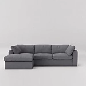 Swoon Seattle Smart Wool Corner Sofa - Left Hand Side - Corner Sofa - Anthracite