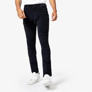 Jack Wills 5 Pocket Cord Trousers - Navy