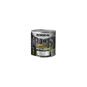 Ronseal 15 Year Direct To Metal Paint - Gloss - Silver - 250ml - Silver