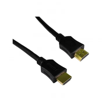2MTR HDMI HIGH SPEED + ETHERNET BLACK CABLE