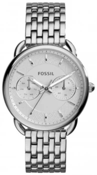 Fossil Ladies Tailor ES3712 Silver Tone Chronograph Watch