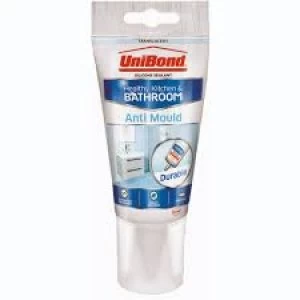 Unibond Anti-Mould Translucent Kitchen and Bathroom Sealant 150ml