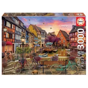 Colmar Canal Jigsaw Puzzle (3000 Pieces)