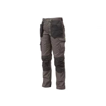 Apache Mens Holster Pocket Trousers Black / Grey 30" 33"