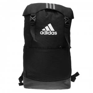 adidas 3 Stripe Performance Backpack - Black/White