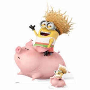 Despicable Me 3: Minion Riding a Pig Over-Sized Cut Out