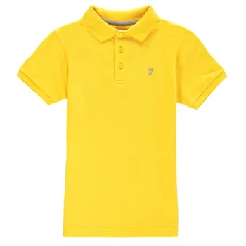 Farah Bugs Polo Shirt - Yellow