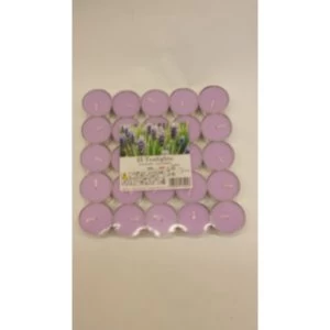Price's Candles Tealights Pack 25 Lavender