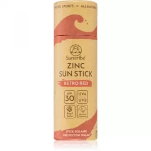 Suntribe Sports Zinc Stick Mineral Protection Stick SPF 30 Retro Red 30 g