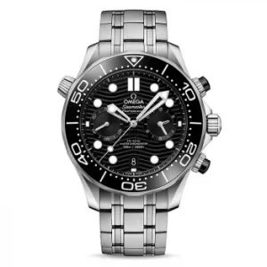 Omega Seamaster Chronograph Stainless Steel Bracelet Watch