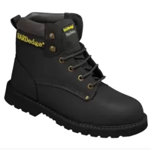 HardEdge Mens Nubuck Safety Boot (9 UK) (Black)