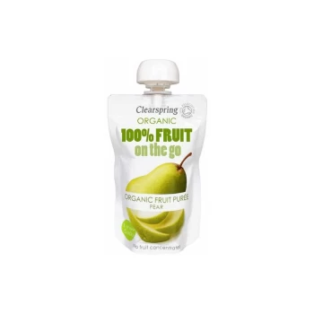 Organic Fruit On The Go - Pear - 120g x 8 - 87529 - Clearspring