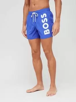 BOSS Octopus Swimshort, Bright Blue, Size L, Men