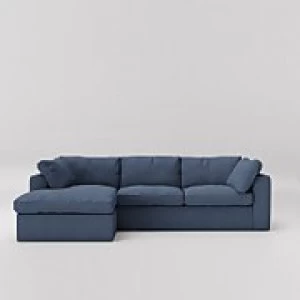 Swoon Seattle Smart Wool Corner Sofa - Left Hand Side - Corner Sofa - Indigo
