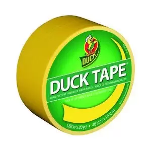 Ducktape Coloured Tape 48mmx18.2m Yellow Pack of 6 1304966 SUT03701
