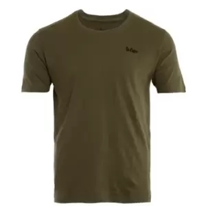 Lee Cooper Round Neck T Shirt Mens - Green