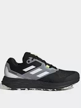 adidas Terrex Two Flow Trail Running Shoes, Green, Size 7, Men