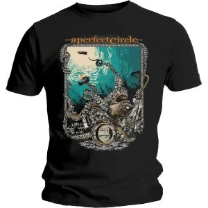A Perfect Circle - The Depths Unisex Small T-Shirt - Black