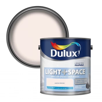 Dulux Light & Space Jasmine Shimmer Matt Emulsion Paint 2.5L