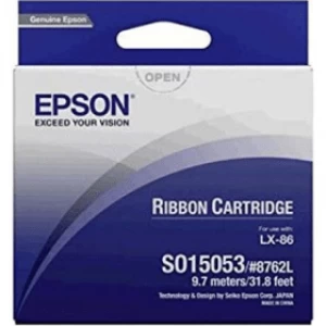 Epson C13S015053 8762L Original Black Fabric Ribbon