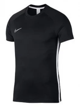 Boys, Nike Junior Academy Dry T-Shirt, Black, Size M (10-11 Years)