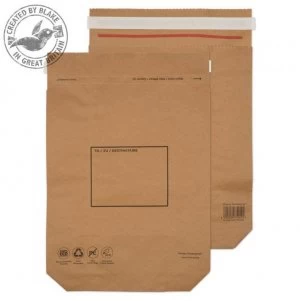 Purely Packaging Brown P&S Kraft Bag 420x340mm PK100