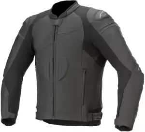 Alpinestars GP Plus R V3 Motorcycle Leather Jacket, black, Size 48, black, Size 48